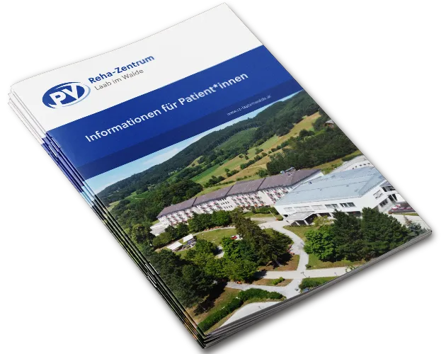 Titelbild Patientenbroschüre Reha-Zentrum Laab im Walde